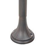 Lampadaire de jardin E27 120 cm Aluminium Bronze – Image 5