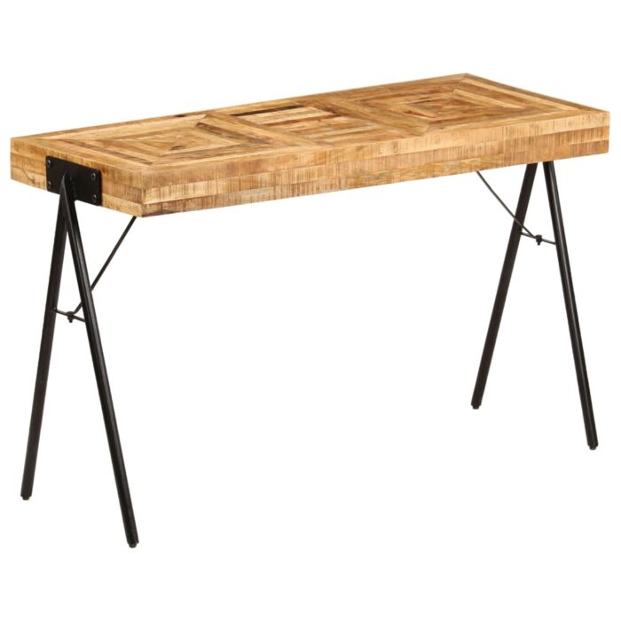 Table à écrire Bois de manguier massif 118 x 50 x 75 cm – Image 1