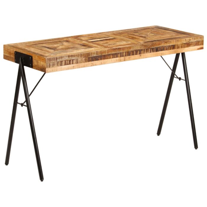 Table à écrire Bois de manguier massif 118 x 50 x 75 cm – Image 10