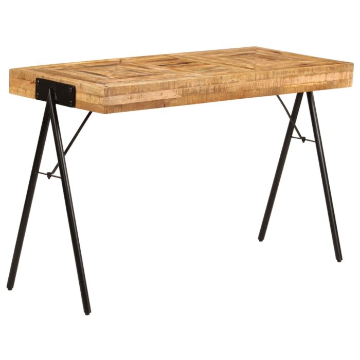 Table à écrire Bois de manguier massif 118 x 50 x 75 cm – Image 11