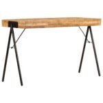 Table à écrire Bois de manguier massif 118 x 50 x 75 cm – Image 2
