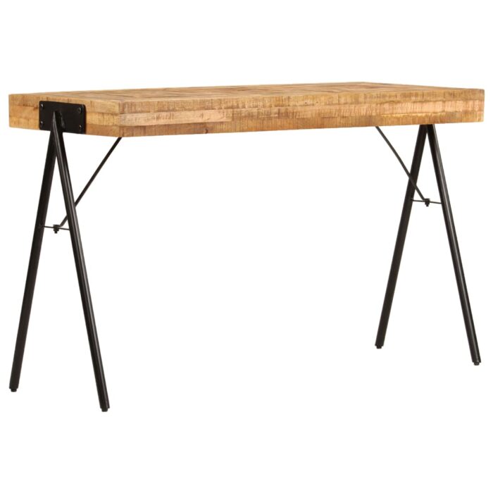 Table à écrire Bois de manguier massif 118 x 50 x 75 cm – Image 2