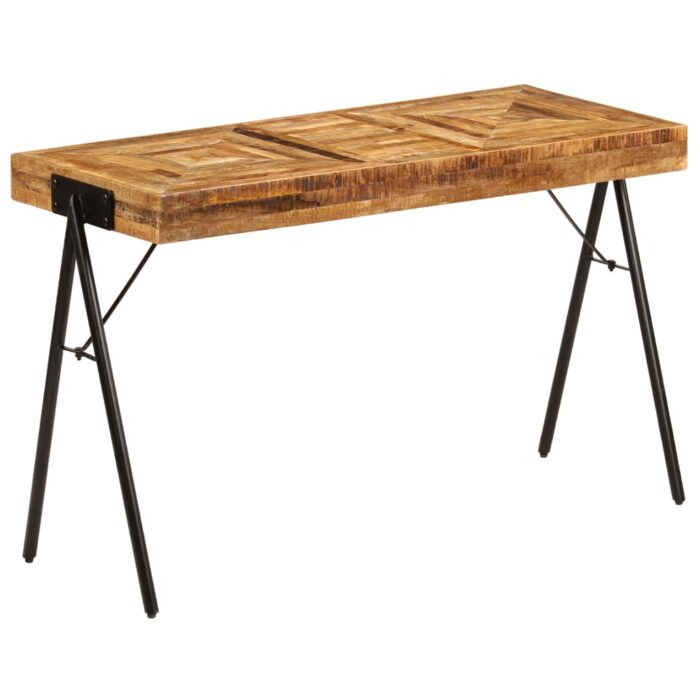 Table à écrire Bois de manguier massif 118 x 50 x 75 cm – Image 7
