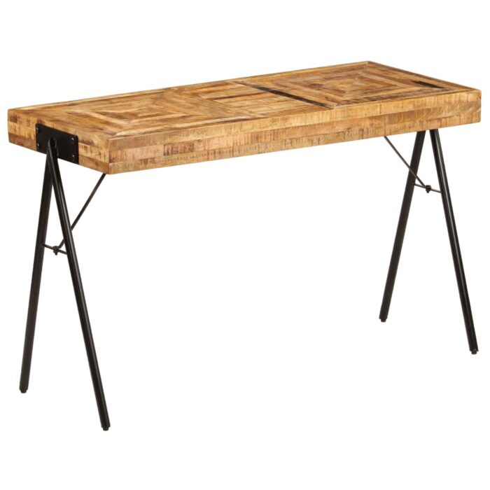 Table à écrire Bois de manguier massif 118 x 50 x 75 cm – Image 8