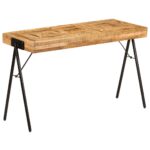 Table à écrire Bois de manguier massif 118 x 50 x 75 cm – Image 9