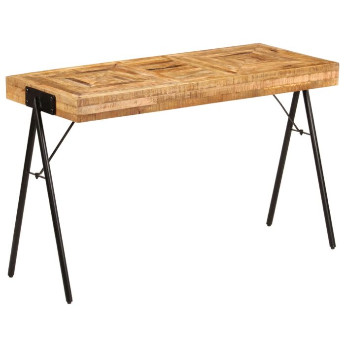 Table à écrire Bois de manguier massif 118 x 50 x 75 cm – Image 9