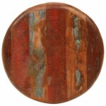 Tabourets de bar lot de 2 bois massif de récupération – Image 4