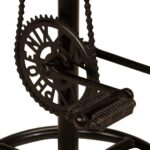 Chaises de bar lot de 2 bois de manguier solide – Image 4