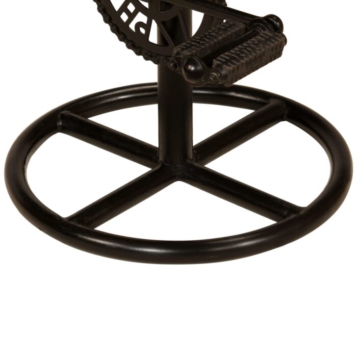 Chaises de bar lot de 2 bois de manguier solide – Image 6