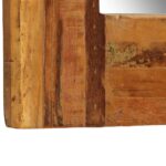 Miroir mural Bois de récupération massif 60 x 60 cm – Image 4