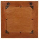 Miroir mural Bois de récupération massif 60 x 60 cm – Image 5