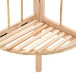 Étagère d'angle bois de cèdre 27 x 27 x 110 cm – Image 3