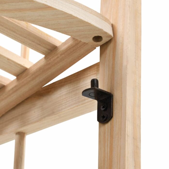 Étagère d'angle bois de cèdre 27 x 27 x 110 cm – Image 4