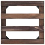 Support roulant à plantes Bois de cèdre 4 pcs 25 x 25 cm – Image 3