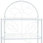 Étagère de toilette Blanc 60x33x174 cm – Image 4