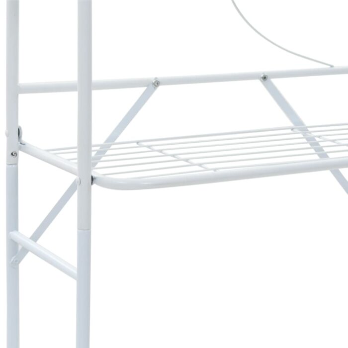 Étagère de toilette Blanc 60x33x174 cm – Image 5