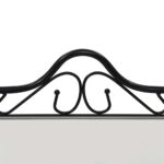 Table de chevet 2 pcs Acier et verre trempé 45x30,5x60 cm Noir – Image 5