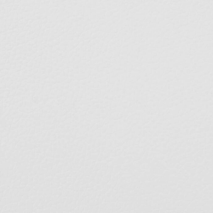 Chaises à manger lot de 4 blanc similicuir – Image 2