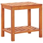 Table d'appoint Bois d'acacia massif 45 x 33 x 45 cm