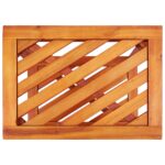 Table d'appoint Bois d'acacia massif 45 x 33 x 45 cm – Image 3