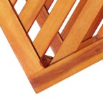 Table d'appoint Bois d'acacia massif 45 x 33 x 45 cm – Image 4