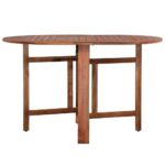 Table de jardin 120x70x74 cm Bois d'acacia massif – Image 2