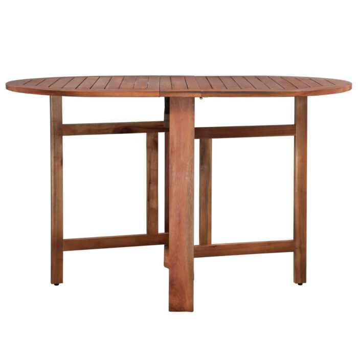 Table de jardin 120x70x74 cm Bois d'acacia massif – Image 2