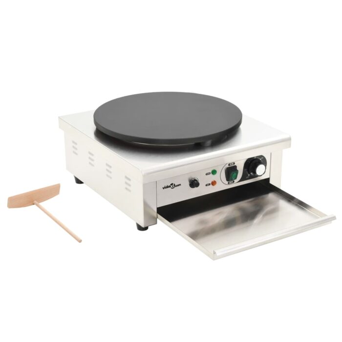Crêpière électrique avec bac de récupération 40 cm 3000 W – Image 2