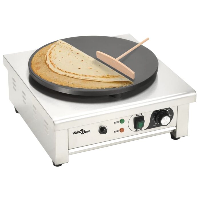 Crêpière électrique avec bac de récupération 40 cm 3000 W – Image 1