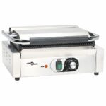 Grill rainuré pour panini 2200 W 43x30,5x20 cm – Image 5