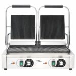 Gril de panini à double rainure 3600 W 57x30,5x20 cm – Image 3