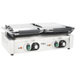 Gril de panini à double rainure 3600 W 57x30,5x20 cm – Image 4