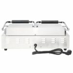 Gril de panini à double rainure 3600 W 57x30,5x20 cm – Image 8