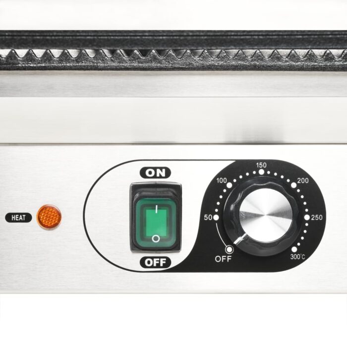 Gril de panini à double rainure 3600 W 57x30,5x20 cm – Image 9