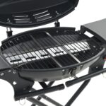 Barbecue au gaz portatif avec zone de cuisson Noir – Image 6