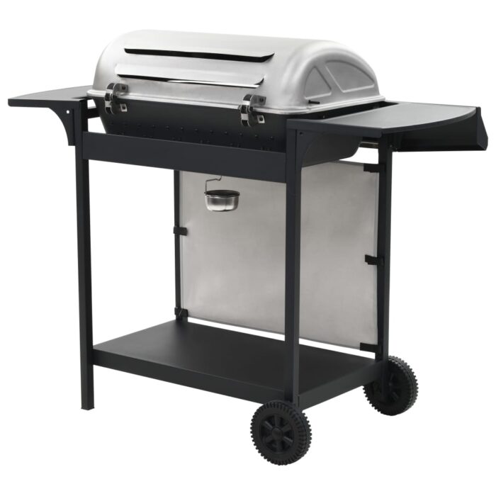 Barbecue au gaz avec 6 zones de cuisson Inox Argenté – Image 4
