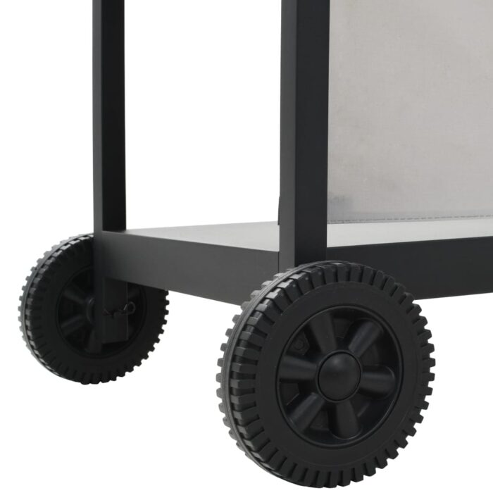 Barbecue au gaz avec 6 zones de cuisson Inox Argenté – Image 5