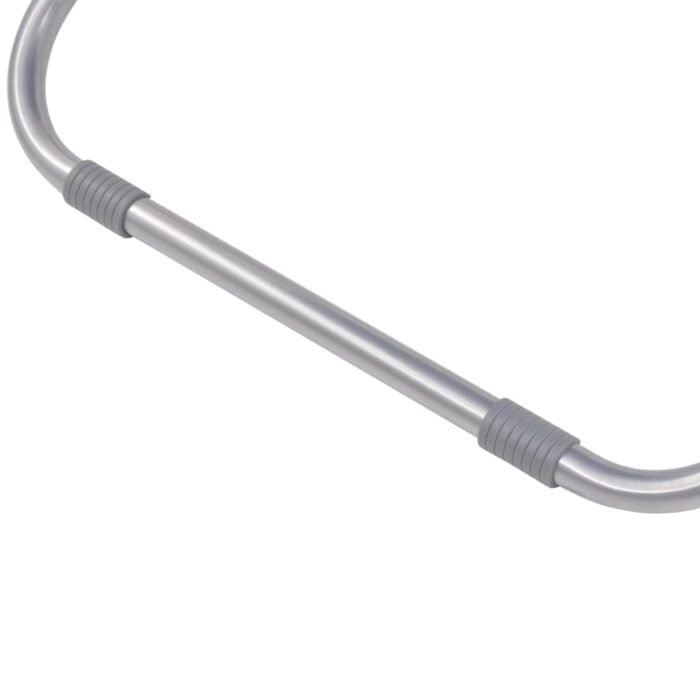 Chaises inclinables de terrasse lot de2 Acier Taupe – Image 7