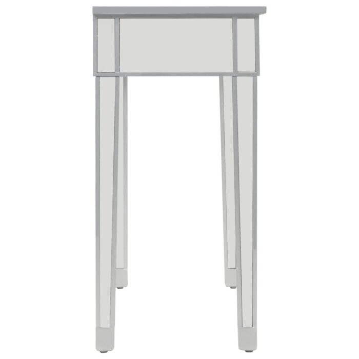 Table console miroir MDF et verre 106,5 x 38 x 76,5 cm – Image 4