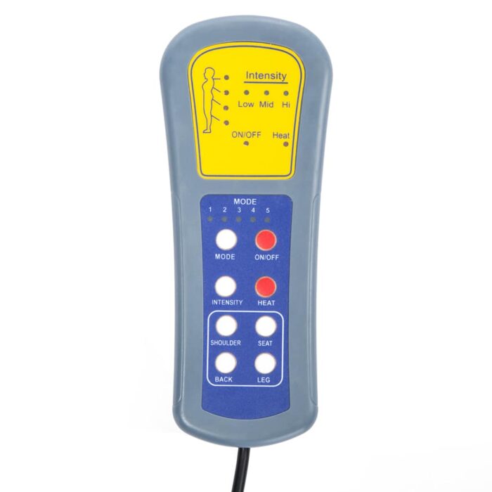 Fauteuil à bascule de massage Noir Similicuir – Image 11