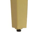 Table console Bois de manguier Gris avec laiton 110x35x76 cm – Image 8