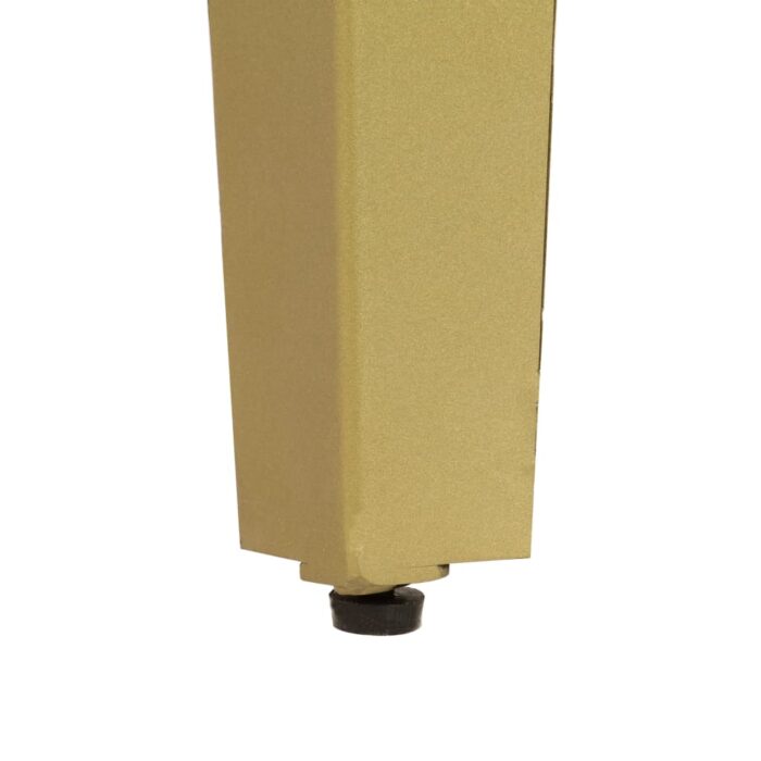 Table console Bois de manguier Gris avec laiton 110x35x76 cm – Image 8