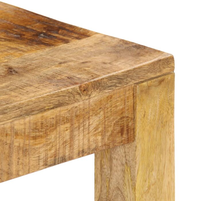 Table basse 80x80x40 cm Bois de manguier massif – Image 3