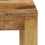 Table basse 80x80x40 cm Bois de manguier massif – Image 4