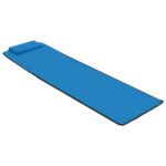 Tapis de plage pliables 2 pcs Acier et tissu Bleu – Image 6