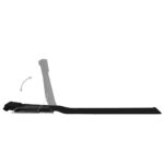 Tapis de plage pliables 2 pcs Acier et tissu Noir – Image 5