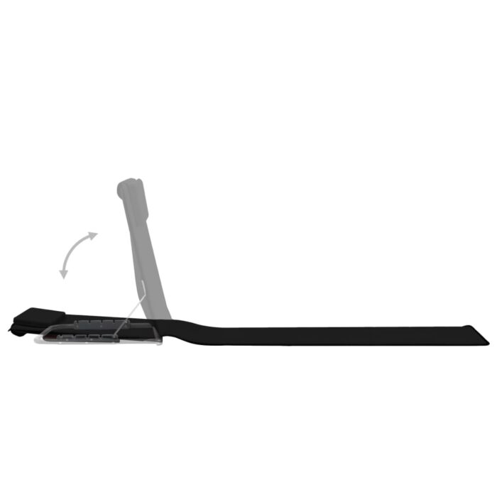 Tapis de plage pliables 2 pcs Acier et tissu Noir – Image 5