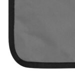 Tapis de plage pliables 2 pcs Acier et tissu Gris – Image 10