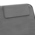Tapis de plage pliables 2 pcs Acier et tissu Gris – Image 9