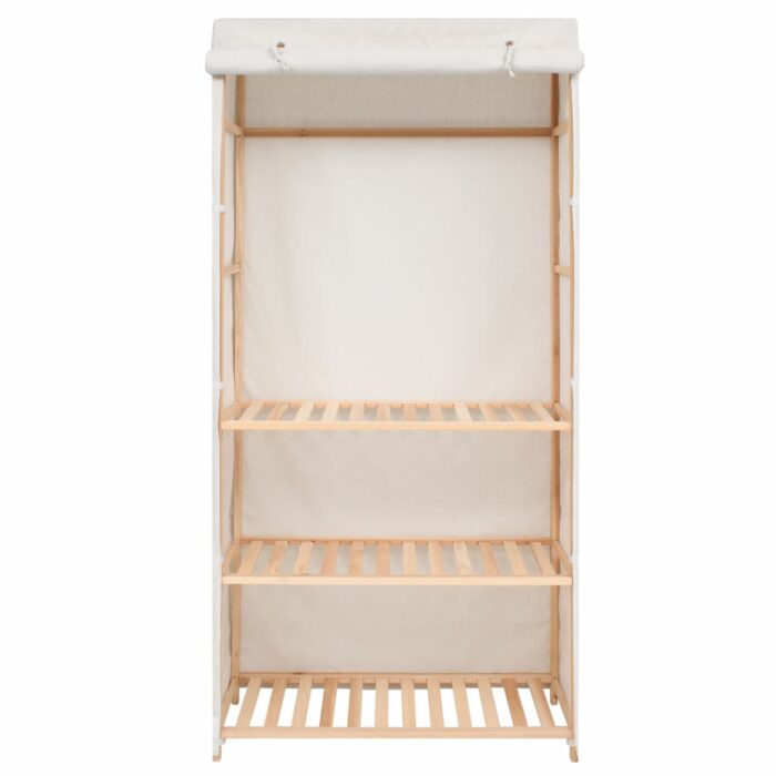 Garde-robe à 3 niveaux 79 x 40 x 170 cm – Image 2